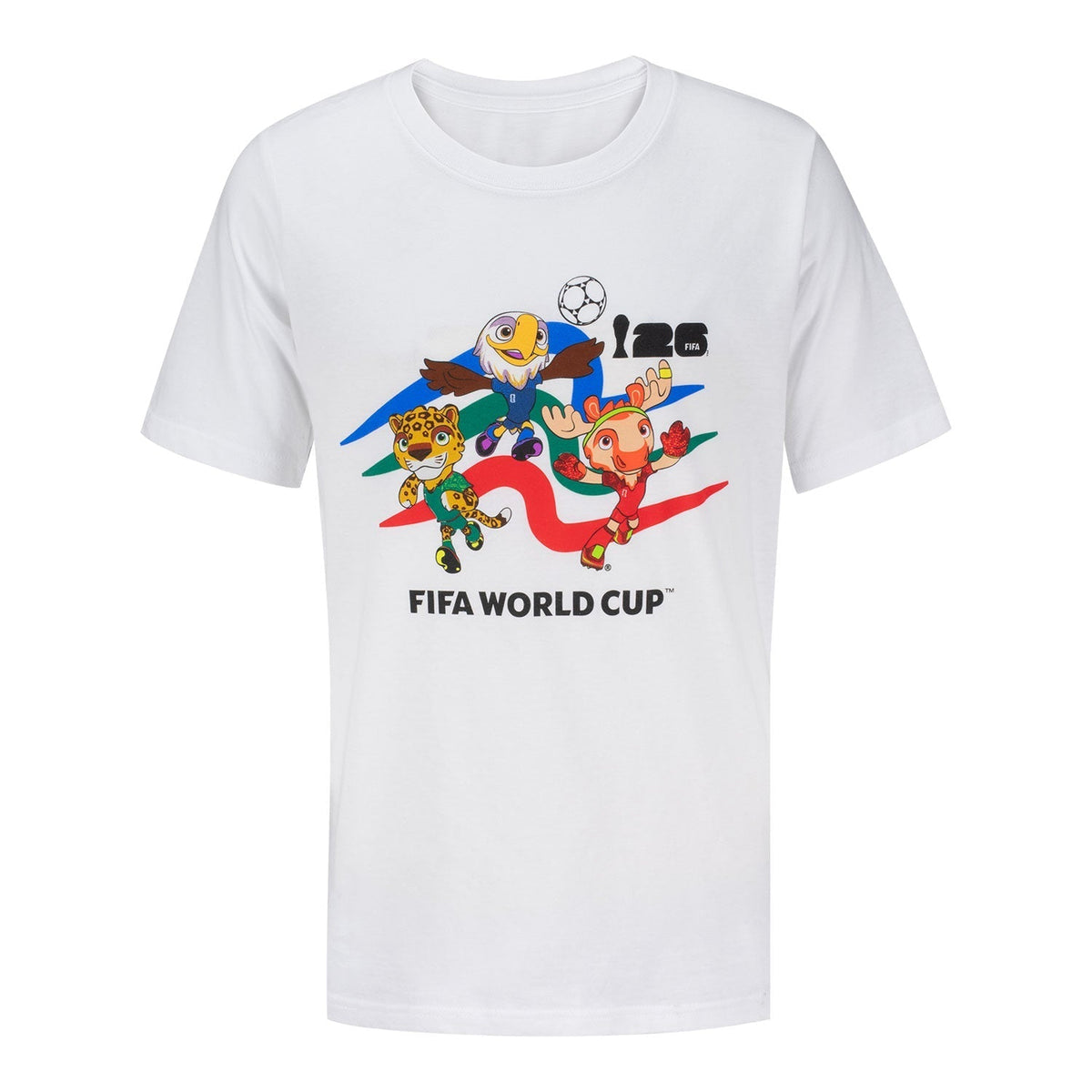 FIFA World Cup 2026™ Mascot Crew White T-Shirt - Youth